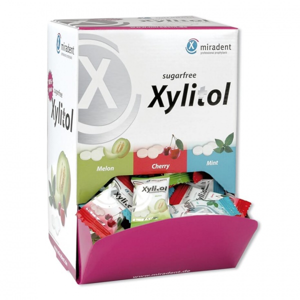 Xylitol pastilės su ksilitoliu, HAGER&WERKEN, įvairių skonių, 100 vnt (1) Xylitol pastilės su ksilitoliu, HAGER&WERKEN